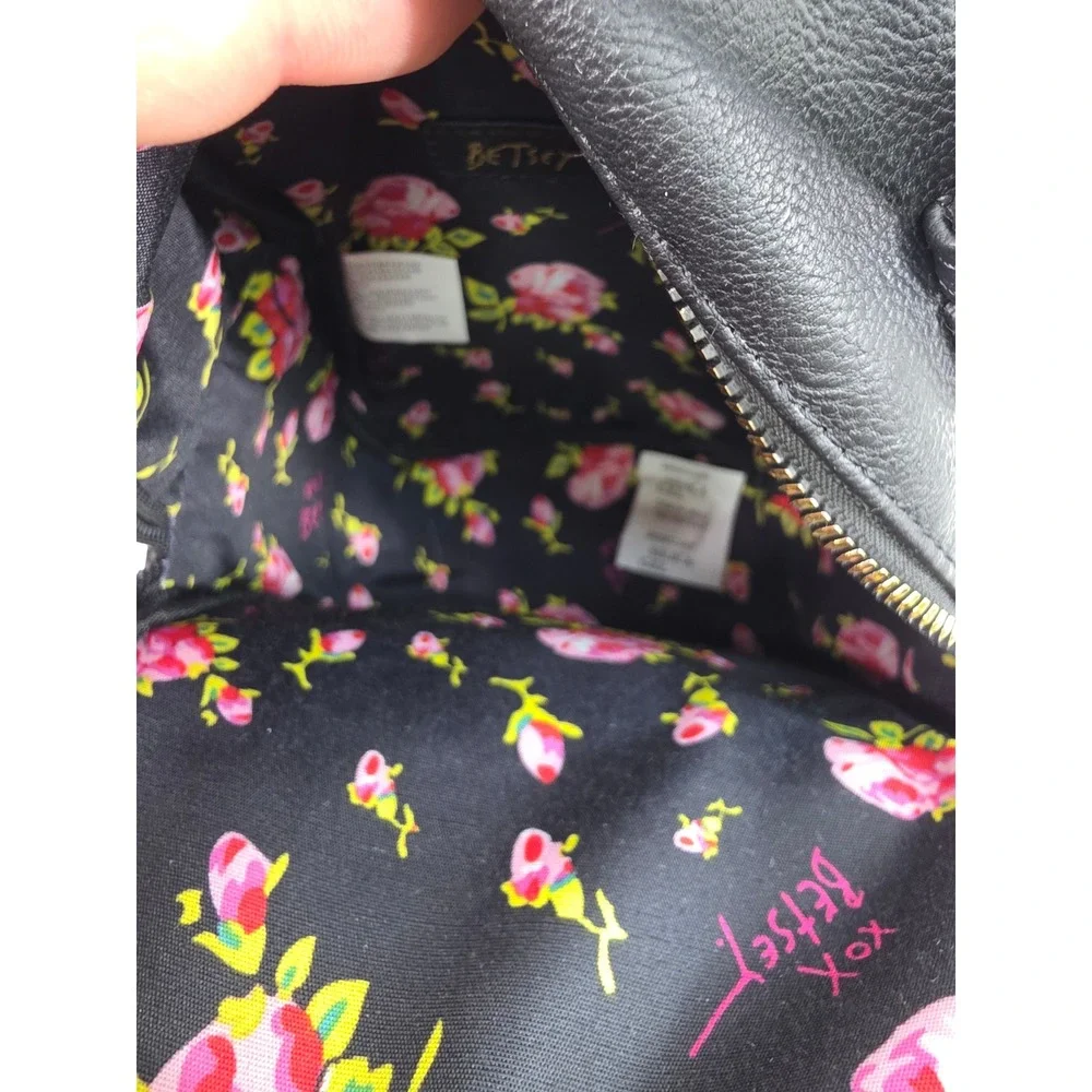 Betsey Johnson XOBAYBEE Mini Backpack Pug Vampire Black Red BM20740 NWT